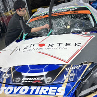 ガラス保護フィルム『アーマーテック』はD1グランプリ出場車両への施工も進む