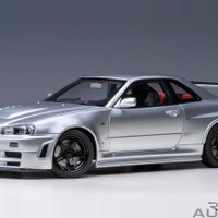 AUTOart製「ニスモ R34 GT-R Z-tune シルバー」の1/18スケールモデル