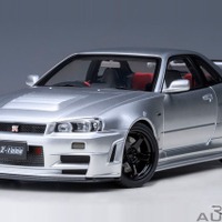 AUTOart製「ニスモ R34 GT-R Z-tune シルバー」の1/18スケールモデル