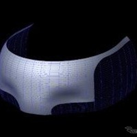 HKSの最新ピストン技術（開発中）：スカート部3D形状イメージ（拡大）