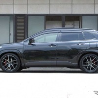 タナベ GTファントライド・スプリング　カローラクロス GRスポーツ装着例（フロント 26mmダウン / リア 30mmダウン）