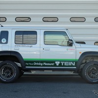 テイン 4x4ダンパースポーツ　ジムニーノマド装着例（基準車高純正比　フロント：55mmアップ / リア：45mmアップ）