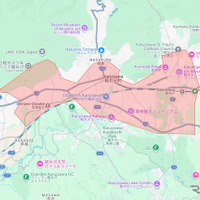 長野県：軽井沢町のサービス対象エリア