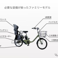 子乗せ電動アシスト自転車「WILLGOファミリー」