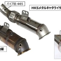 HKSの『GRスープラ』AT車用「メタルキャタライザー」