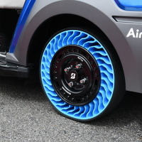 ブリヂストンの空気不要タイヤ「AirFree」全国初の社会実装へ、東近江市の自動運転車両に採用
