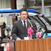 来賓者祝辞を行う東近江市議会 副議長　青山 孝司氏