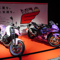 ホンダとサンリオのコラボによる特別な「クロミラッピング」仕様の2台（鈴鹿8耐2026）