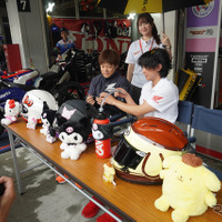 SANRIO CHARACTERS × Honda Kumamoto Racing 3選手のヘルメットもサンリオキャラ仕様に（鈴鹿8耐2026）
