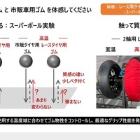 ゴムの違いによる徳性差