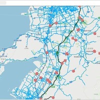 通行実績情報マップのイメージ
