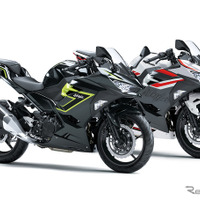 カワサキ Ninja 400（左）とNinja 250（右）2027年モデル