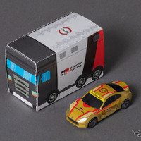 つくローセットには「GAZOO Racingコラボ限定BOX」が付属。展開するとコースに
