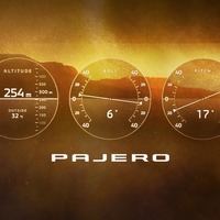 三菱 パジェロ 新型の「マルチメーター」