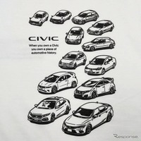 CIVICヒストリーTシャツ