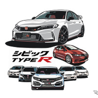 HONDA シビック TYPE R Tシャツ