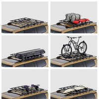 カーメイト『INNOフラットデッキベース』ルーフレール車専用モデル