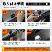 クラフトワークス『RAV4』60系専用「LED増設ラゲッジランプ」