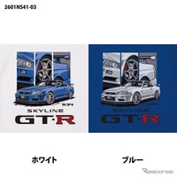 「SKYLINE GT-R (R34) Tシャツ」
