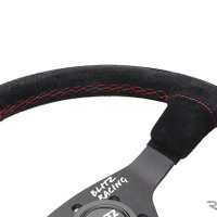 BLITZ OMP STEERING WHEEL Φ350（スエードレザー）