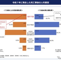 2025年に発生した死亡事故の人的要因