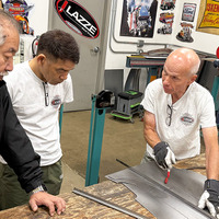 再生に向けた鈑金から創造芸術への昇華、旧車を生み出すメタルワーカーが目指す頂…日本のBP職人がLAZZE工房で初研修