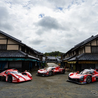“霜降りリバリー”をまとった歴代ル・マン挑戦車両3台を同時展示