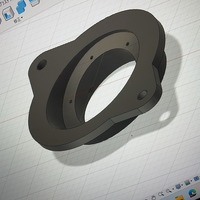 ダッシュ上部のツイーター取り付けスペースに角度をつけたツイーターパネルを設置するのも3Dプリンターならではの成型となる