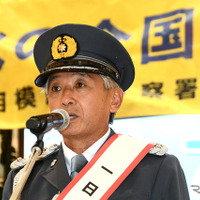スピーチする片山右京氏