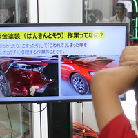 子どもたちが「当て板」で鈑金体験！ “本物”の道具や車両でチャレンジする姿にプロたちも熱視線…未来のクルマ社会を支える人材育成と、現場のプロの誇りを伝える二日間【ジュニアメカニック2026＠福岡】