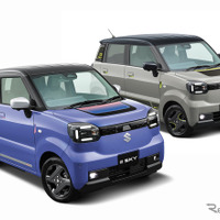 純正アクセサリー「MILD SPORTY」（左）と「neo future」（右）装着車