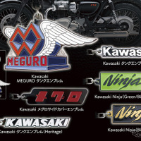 KawasakiモーターサイクルエンブレムメタルキーホルダーコレクションVol.4