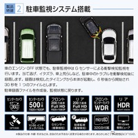 慶洋エンジニアリンの360度カメラ搭載スマートミラー型ドラレコ「AN-R138」