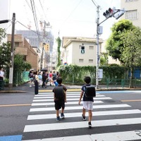 笹塚小学校近くの横断歩道