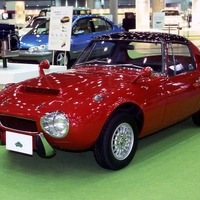 1977年の東京モーターショーに出展された“ヨタハチ”の「ガスタービン・ハイブリッド」モデル