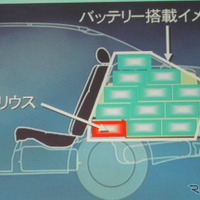 PHV荷物室：　トヨタ技術トップですらPHVの難しさを認識。