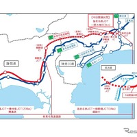 新東名高速道路 位置図