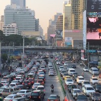 朝の大渋滞（バンコク）