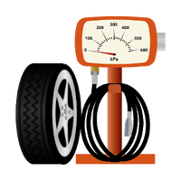 プロショップで、定期的に、タイヤの「空気圧点検」を行おう