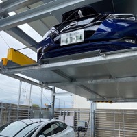 ニッパツパーキングシステムズ製機械式駐車場に設置した全パレット対応EV充電器