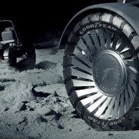 月面探査車向けタイヤのイメージ