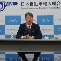 日本自動車輸入組合の上野金太郎理事長