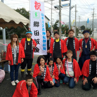2016年10月に行われた岡谷市の小宮御柱祭には、郷田鈑金の全スタッフが参加！