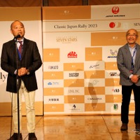 主催者の岡野正道氏(左)と岡野大介氏(右)