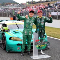 ブリヂストンタイヤ装着チームが「2023 AUTOBACS SUPER GT」GT500・GT300両クラスでシリーズチャンピオンを獲得。写真はGT300の埼玉トヨペットGreen Brave