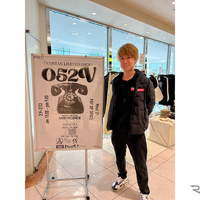 VANTAN名古屋校ファッション部卒業終了展に訪れるTEAM SHIBATAドライバーの蕎麦切広大選手