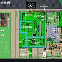 テイン中国工場のレイアウト