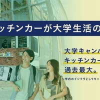 キッチンカーが大学生活の日常に