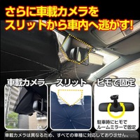 デジタルミラー・ドラレコ・車載カメラの熱対策に、新発想の折りたたみ傘式サンシェード「CarUB V3（2024）」が登場