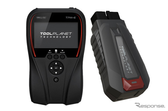 ツールプラネットが最新スキャンツール「TPM-6」を展示、参考出品「TPM